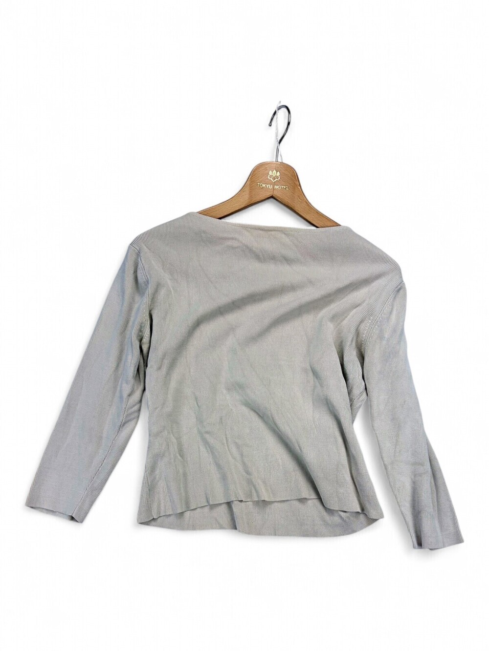 WilliSmith Spun Silk-Blend Long Sleeve Top Size M